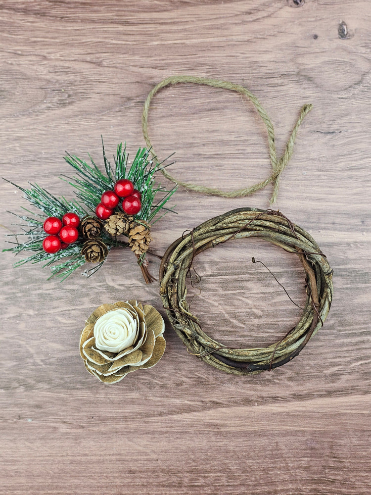 Mini Wreath Ornament Kit