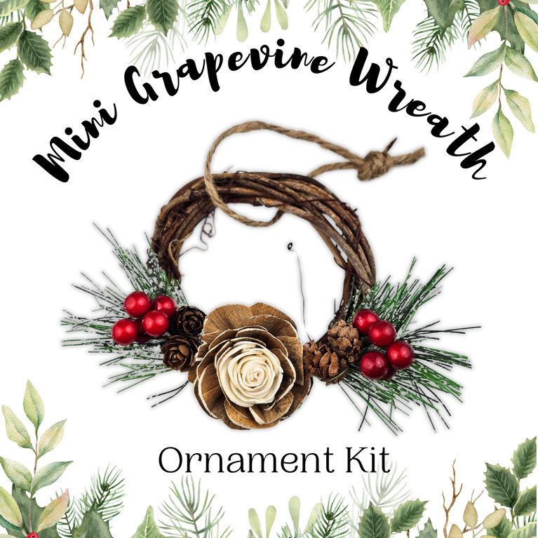 Mini Wreath Ornament Kit