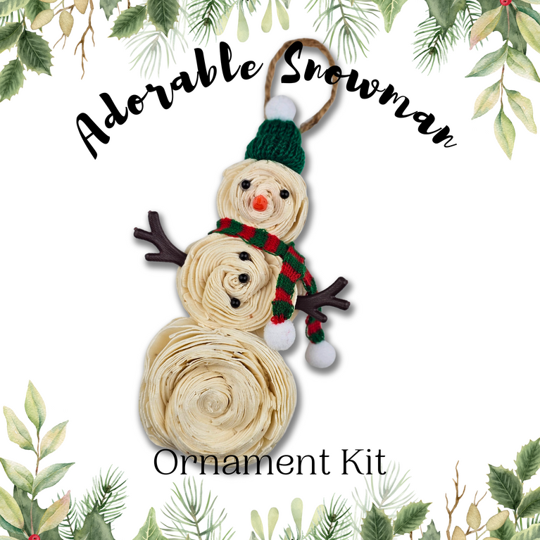 Adorable Snowman Ornament Kit