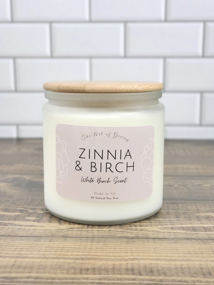 Zinnia & Birch Candle