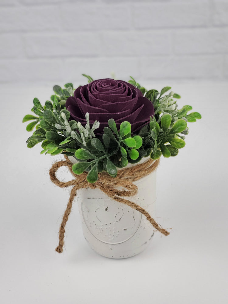 Purple Flower Small Jar Arrangement