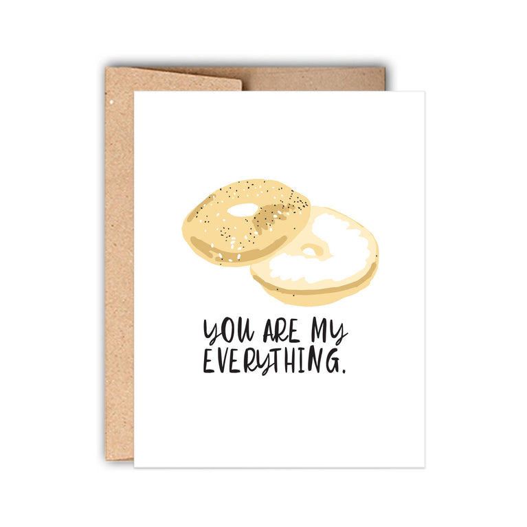 You are my Everything Letterpress Card
